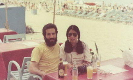 Optekeningen van een vogelverschrikker