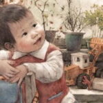 Oma drinkt thee in de hemel