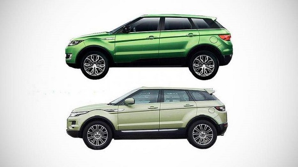 Land Rover Evoque vs. Landwind X7